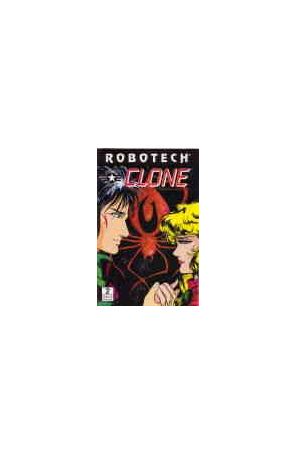 Robotech: Clone 2 published by Academy with cover art by Tavisha Wolfgarth and Rosearik Rikki