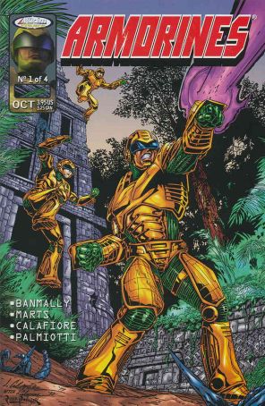Armorines (Vol. 2) 1 published by Acclaim with cover art by Jim Calafiore