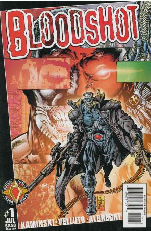 Bloodshot (Vol. 2) 1 published by Acclaim with cover art by Sal Velluto