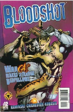 Bloodshot (Vol. 2) 12 published by Acclaim with cover art by Sal Velluto