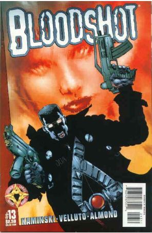 Bloodshot (Vol. 2) 13 published by Acclaim with cover art by Sal Velluto