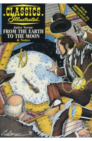 Classics Illustrated Study Guide: From The Earth To The Moon 1 published by Acclaim with cover art by Jim Calafiore