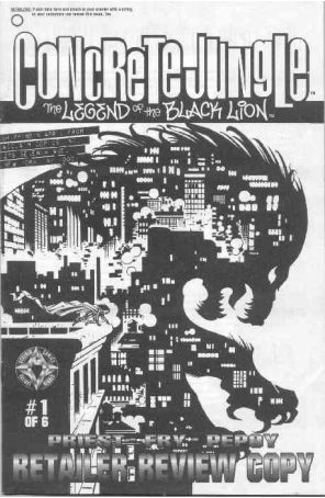 Concrete Jungle: The Legend of the Black Lion Ashcan 1 published by Acclaim