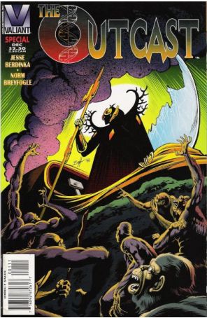 The Outcast 1 published by Valiant with cover art by Norm Breyfogle