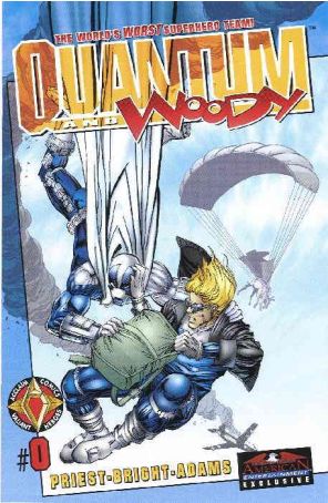 Quantum And Woody 0AE published by Acclaim with cover art by Mark D. Bright