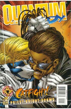 Quantum And Woody 12 published by Acclaim with cover art by Mark D. Bright