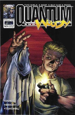 Quantum And Woody 19 published by Acclaim with cover art by Mark D. Bright