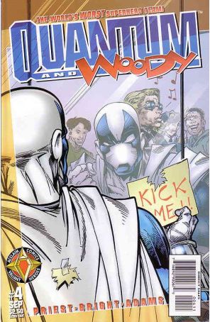 Quantum And Woody 4 published by Acclaim with cover art by Mark D. Bright