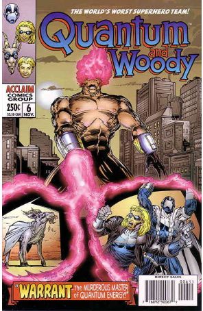 Quantum And Woody 6 published by Acclaim with cover art by Mark D. Bright
