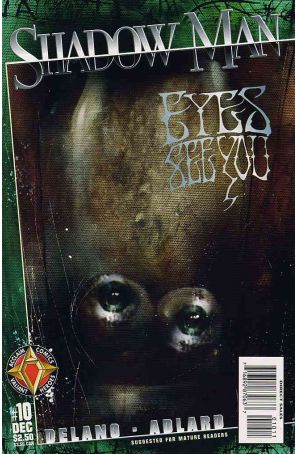 Shadowman (Vol. 2) 10 published by Acclaim with cover art by Ashley Wood