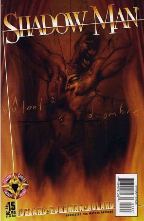 Shadowman (Vol. 2) 15 published by Acclaim with cover art by Ashley Wood
