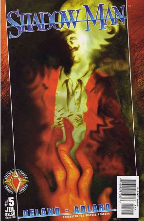 Shadowman (Vol. 2) 5 published by Acclaim with cover art by Ashley Wood
