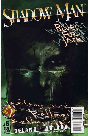 Shadowman (Vol. 2) 6 published by Acclaim with cover art by Ashley Wood