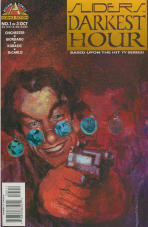 Sliders 5 published by Acclaim with cover art by Dennis Calero