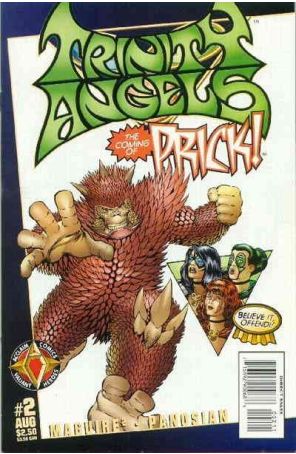 Trinity Angels 2 published by Acclaim with cover art by Kevin Maguire
