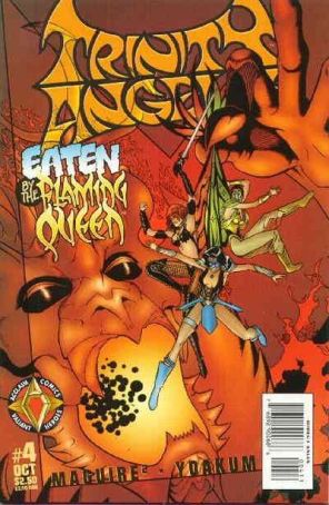 Trinity Angels 4 published by Acclaim with cover art by Kevin Maguire