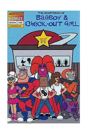 The Adventures of Bagboy and Checkout Girl Ashcan 1 published by Acetylene