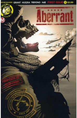 Aberrant 1A published by Action Lab with cover art by Zsomber Huszka