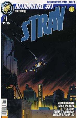Actionverse, Featuring Stray 1A published by Action Lab with cover art by Sean Izaakse