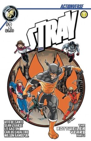 Actionverse, Featuring Stray 2C published by Action Lab with cover art by Carlos Cabaleiro