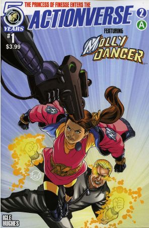 Actionverse 2A published by Action Lab with cover art by Jamal Igle