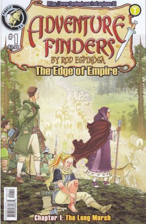 Adventure Finders: The Edge Of Empire 1 published by Action Lab with cover art by Rod Espinosa