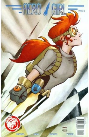 The Adventures Of Aero Girl 1A published by Action Lab with cover art by Axur Eneas