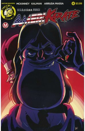 AmeriKarate 6A published by Action Lab with cover art by Devin Roth