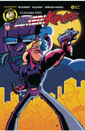 AmeriKarate 6B published by Action Lab with cover art by Daniel Arruda Massa