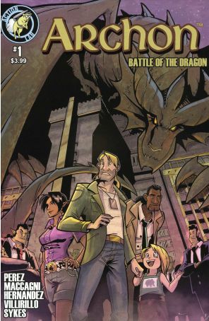 Archon 1 published by Action Lab with cover art by Marco Maccagni