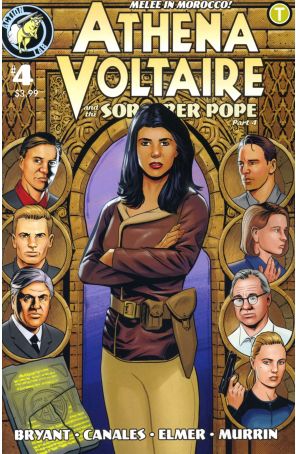 Athena Voltaire 4 published by Action Lab with cover art by Steve Bryant