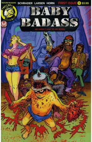 Baby Badass (Action Lab) 1A published by Action Lab with cover art by Tim Larsen