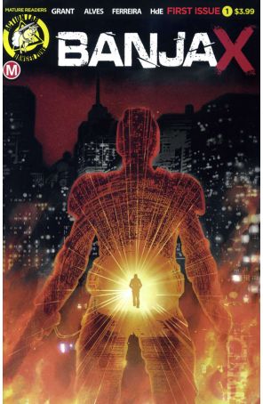 Banjax 1A published by Action Lab with cover art by Fabio Alves