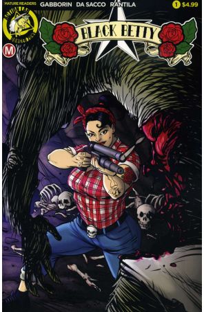 Black Betty 1A published by Action Lab with cover art by Michela Da Sacco