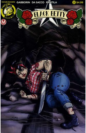 Black Betty 2A published by Action Lab with cover art by Sacco Michela Da