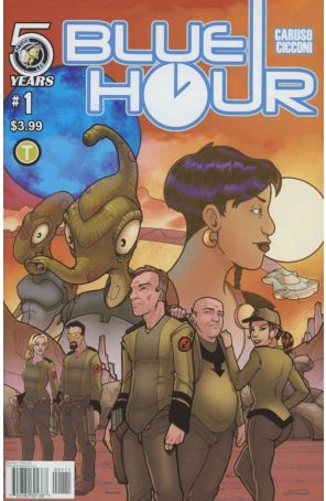 Blue Hour 1A published by Action Lab with cover art by Chad Cicconi