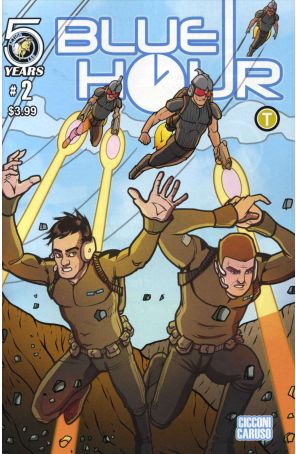 Blue Hour 2A published by Action Lab with cover art by Chad Cicconi
