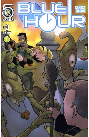 Blue Hour 3 published by Action Lab with cover art by Chad Cicconi