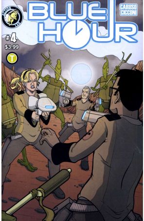 Blue Hour 4 published by Action Lab with cover art by Chad Cicconi