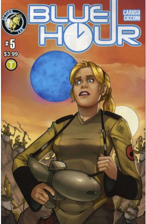 Blue Hour 5 published by Action Lab with cover art by Chad Cicconi
