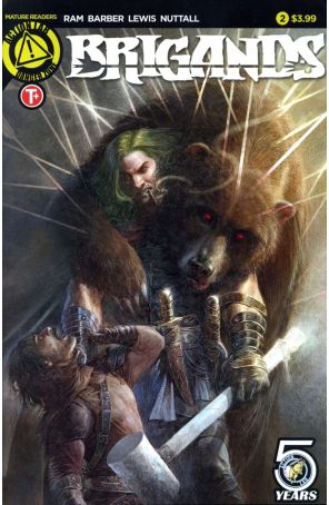 Brigands 2 published by Action Lab with cover art by Mukesh Singh