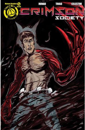 Crimson Society 1A published by Action Lab with cover art by Daniel Logan