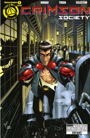 Crimson Society 1 published by Action Lab with cover art by Carlos Trigo