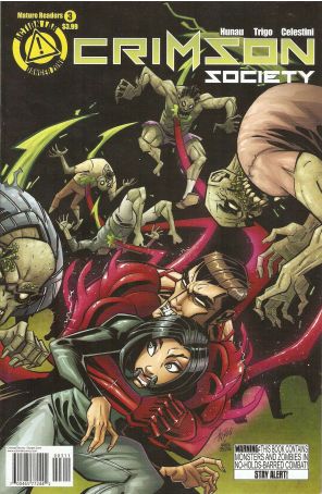 Crimson Society 3 published by Action Lab with cover art by Carlos Trigo