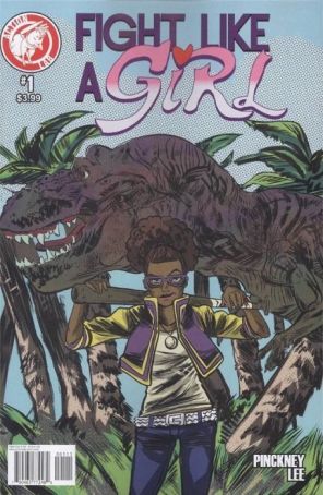Fight Like A Girl 1 published by Action Lab with cover art by Soo Lee