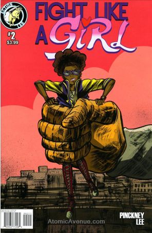 Fight Like A Girl 2 published by Action Lab with cover art by Soo Lee
