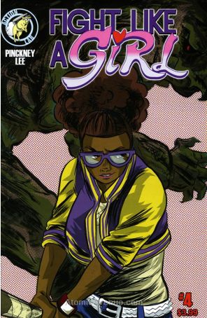 Fight Like A Girl 4 published by Action Lab with cover art by Soo Lee
