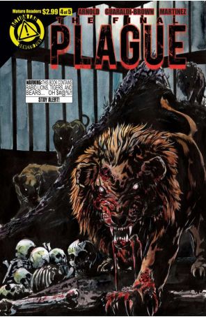 Final Plague 4 published by Action Lab with cover art by Tony Guaraldi-Brown