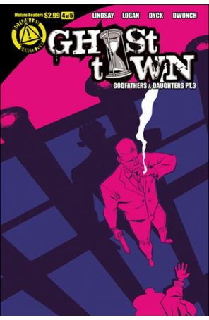 Ghost Town 4 published by Action Lab with cover art by Daniel Logan