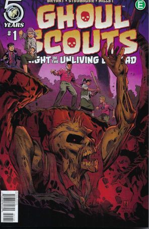 Ghoul Scouts 1C published by Action Lab with cover art by Sean Izaakse